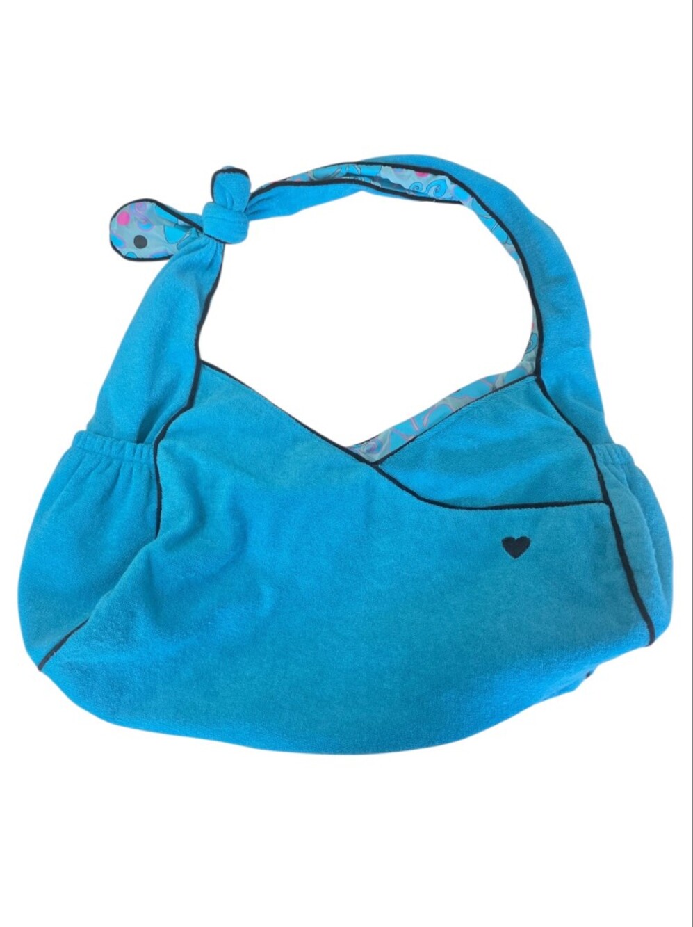 Rare Y2K Britney Spears Curious Blue Beach Hobo Bag Promo Collectible